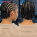 8 Inch Braided Wigs Synthetic Cornrow Full Lace Braided Wig Unisex Short Bob Style