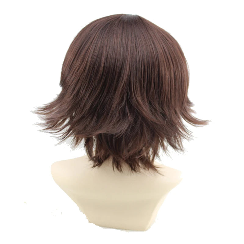 Male Wigs Synthetic Hair Wigs For Men Wig Green Short Wig Cosplay Red Pink Black White Orange Light Purple Blue Brown Straight