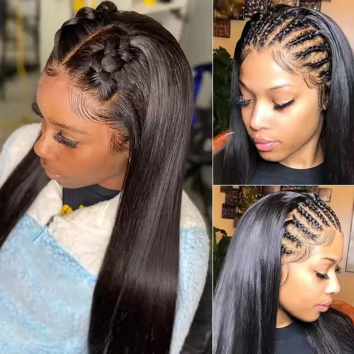 360 Full Lace Human Hair Wig Vietnamese Virgin Human Hair Wigs Lace Front Cheap Transparent HD Lace Frontal Wigs for Black Women