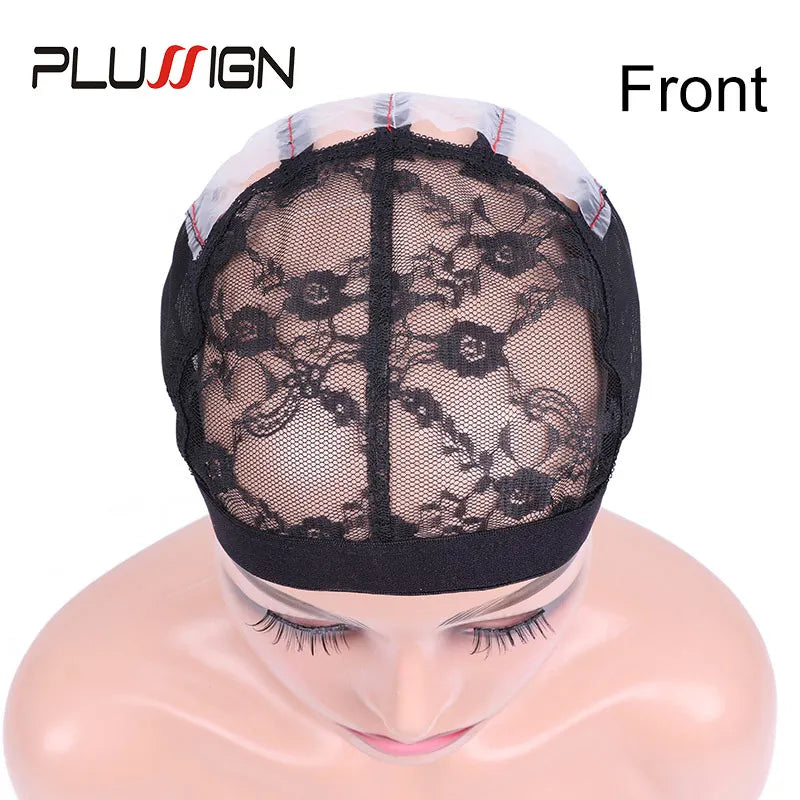Wig Net Cap Weaving Caps 1pcs Ventilated Wig Cap With 2pcs Wig Combs Hair Clip Wig Making Accessories Dome Mesh Cap Making Tools