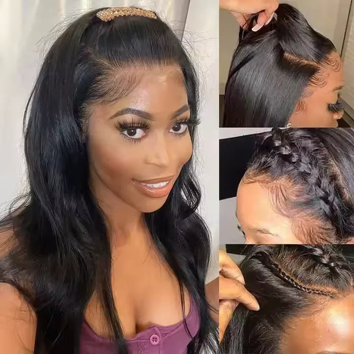 360 Full Lace Human Hair Wig Vietnamese Virgin Human Hair Wigs Lace Front Cheap Transparent HD Lace Frontal Wigs for Black Women