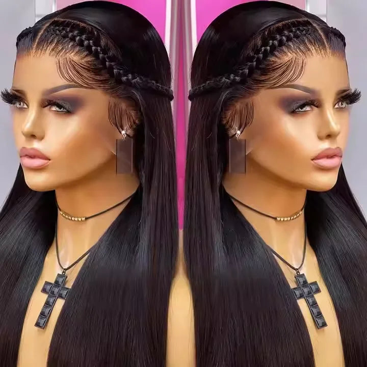 360 Full Lace Human Hair Wig Vietnamese Virgin Human Hair Wigs Lace Front Cheap Transparent HD Lace Frontal Wigs for Black Women
