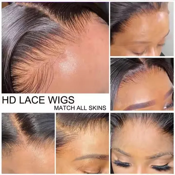 360 Full Lace Human Hair Wig Vietnamese Virgin Human Hair Wigs Lace Front Cheap Transparent HD Lace Frontal Wigs for Black Women