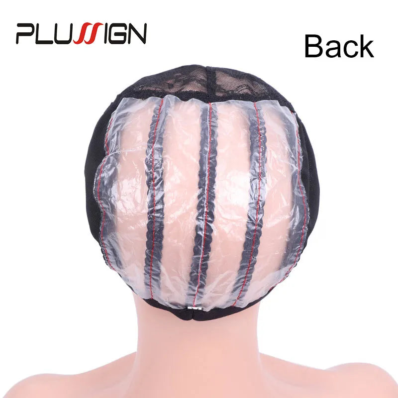 Wig Net Cap Weaving Caps 1pcs Ventilated Wig Cap With 2pcs Wig Combs Hair Clip Wig Making Accessories Dome Mesh Cap Making Tools