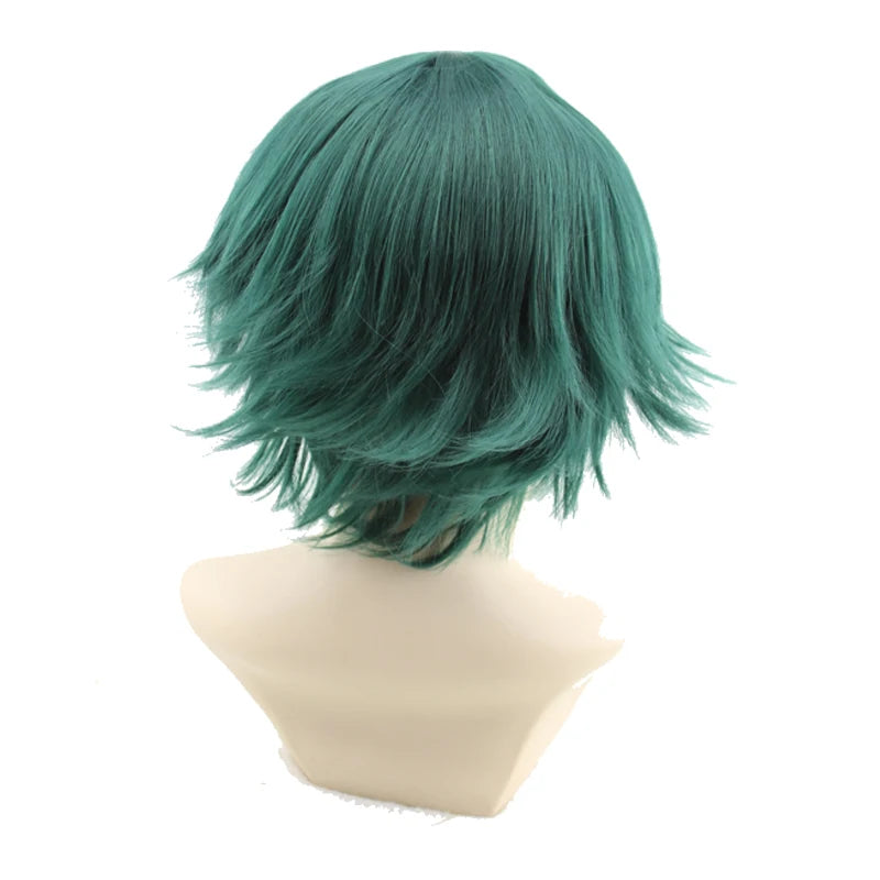 Male Wigs Synthetic Hair Wigs For Men Wig Green Short Wig Cosplay Red Pink Black White Orange Light Purple Blue Brown Straight