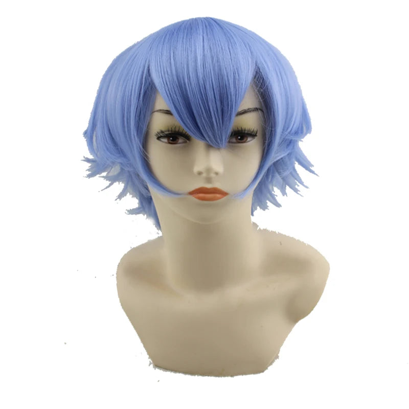 Male Wigs Synthetic Hair Wigs For Men Wig Green Short Wig Cosplay Red Pink Black White Orange Light Purple Blue Brown Straight