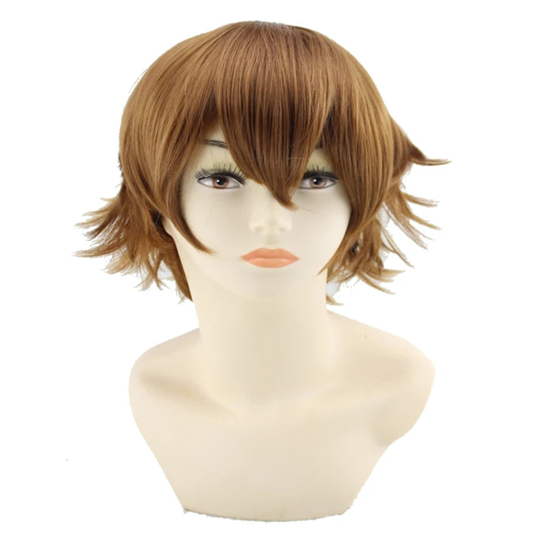 Male Wigs Synthetic Hair Wigs For Men Wig Green Short Wig Cosplay Red Pink Black White Orange Light Purple Blue Brown Straight
