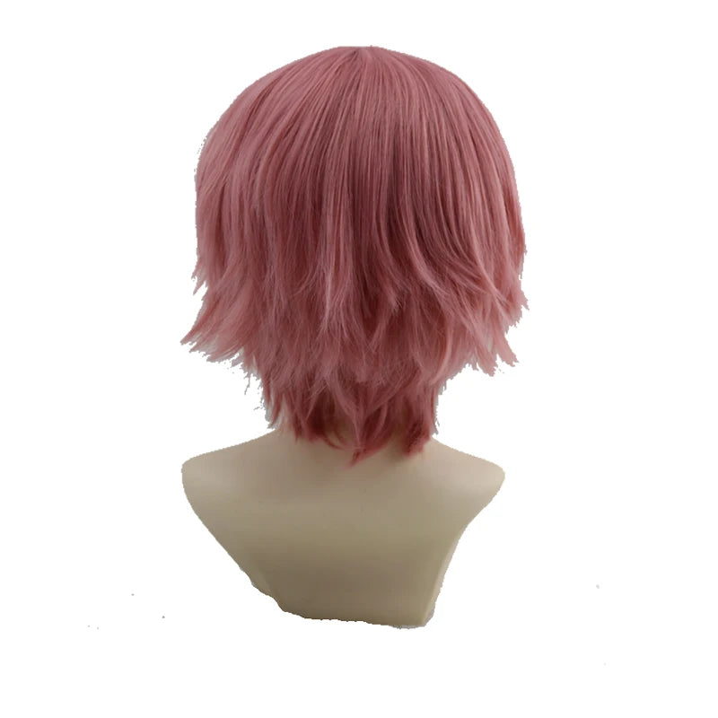 Male Wigs Synthetic Hair Wigs For Men Wig Green Short Wig Cosplay Red Pink Black White Orange Light Purple Blue Brown Straight
