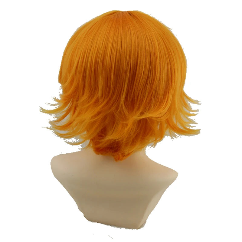 Male Wigs Synthetic Hair Wigs For Men Wig Green Short Wig Cosplay Red Pink Black White Orange Light Purple Blue Brown Straight