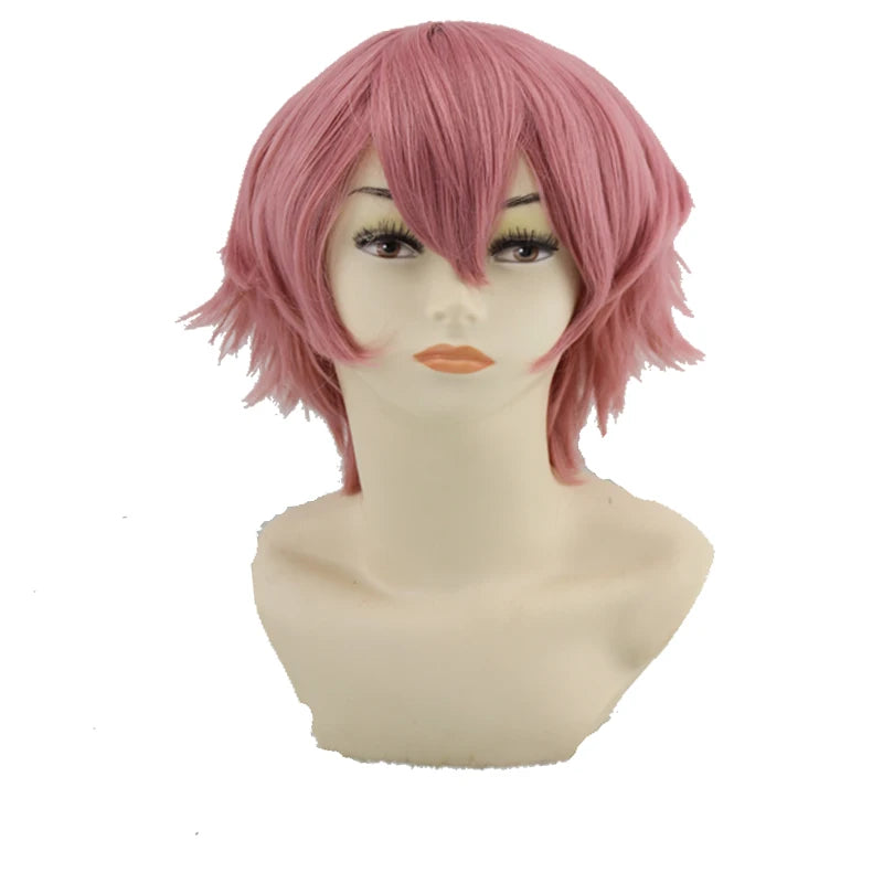Male Wigs Synthetic Hair Wigs For Men Wig Green Short Wig Cosplay Red Pink Black White Orange Light Purple Blue Brown Straight