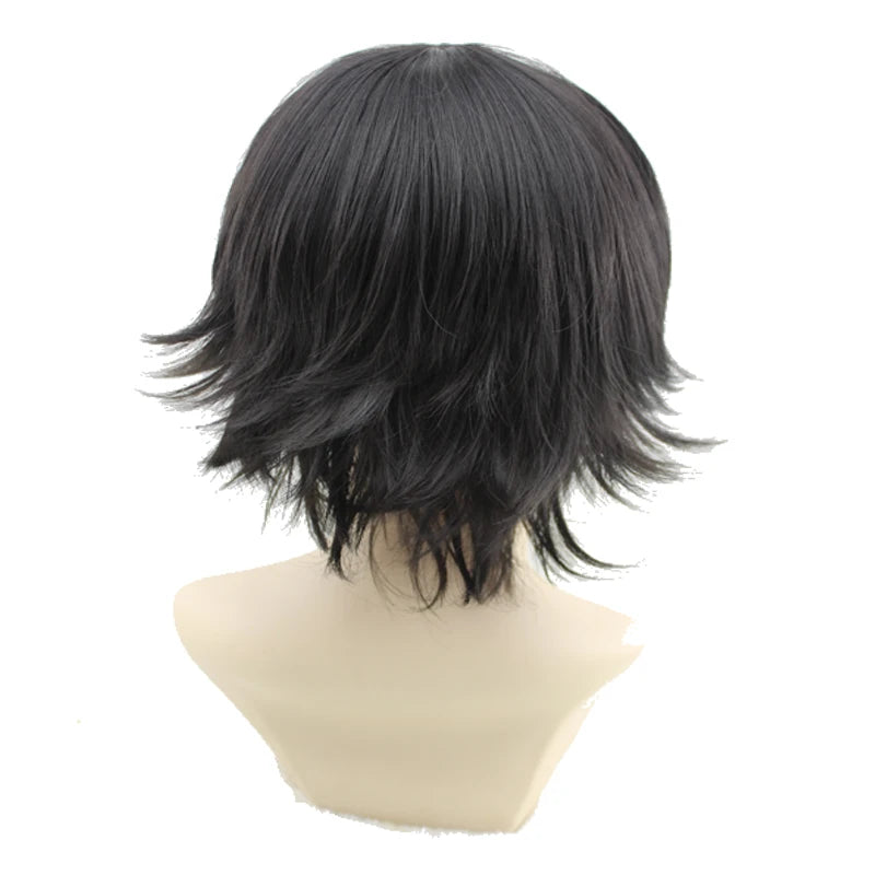 Male Wigs Synthetic Hair Wigs For Men Wig Green Short Wig Cosplay Red Pink Black White Orange Light Purple Blue Brown Straight