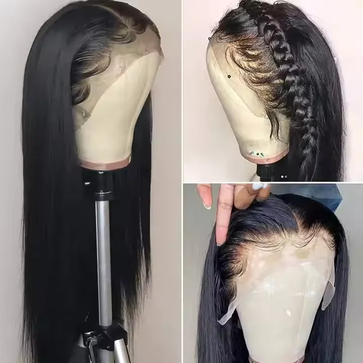 360 Full Lace Human Hair Wig Vietnamese Virgin Human Hair Wigs Lace Front Cheap Transparent HD Lace Frontal Wigs for Black Women