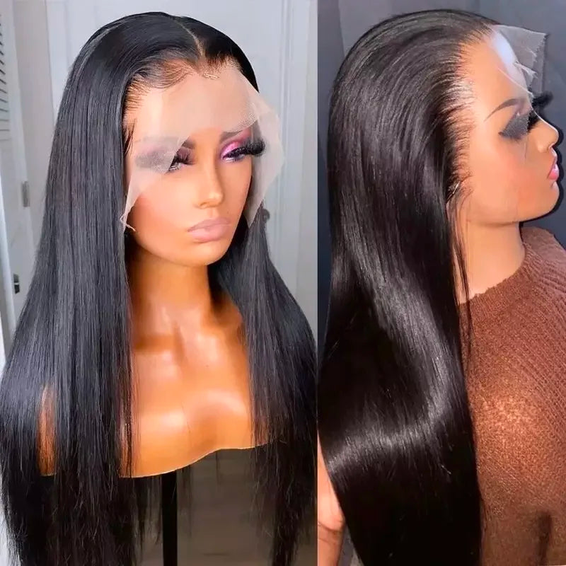 360 Full Lace Human Hair Wig Vietnamese Virgin Human Hair Wigs Lace Front Cheap Transparent HD Lace Frontal Wigs for Black Women