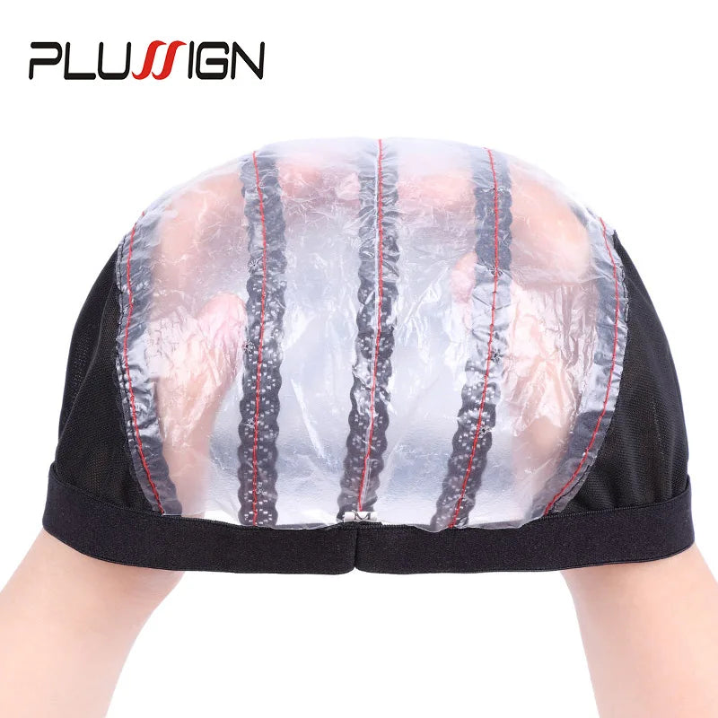 Wig Net Cap Weaving Caps 1pcs Ventilated Wig Cap With 2pcs Wig Combs Hair Clip Wig Making Accessories Dome Mesh Cap Making Tools