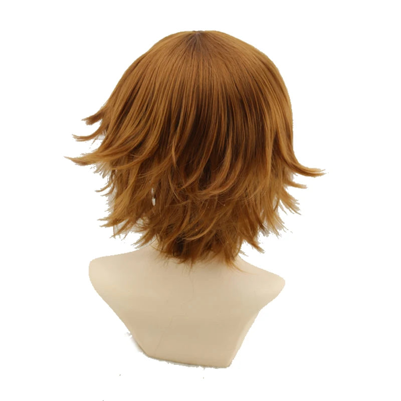 Male Wigs Synthetic Hair Wigs For Men Wig Green Short Wig Cosplay Red Pink Black White Orange Light Purple Blue Brown Straight