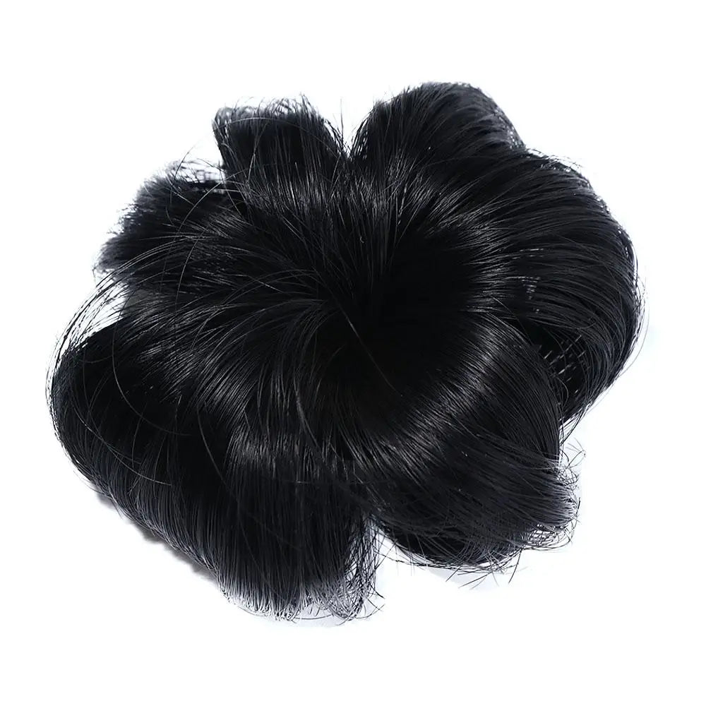 Children Toddler Cute Female Synthetic  Headwear Short Curl Chignon Baby Hair Wig The Tide Girl Wig Ball Head Hairpin