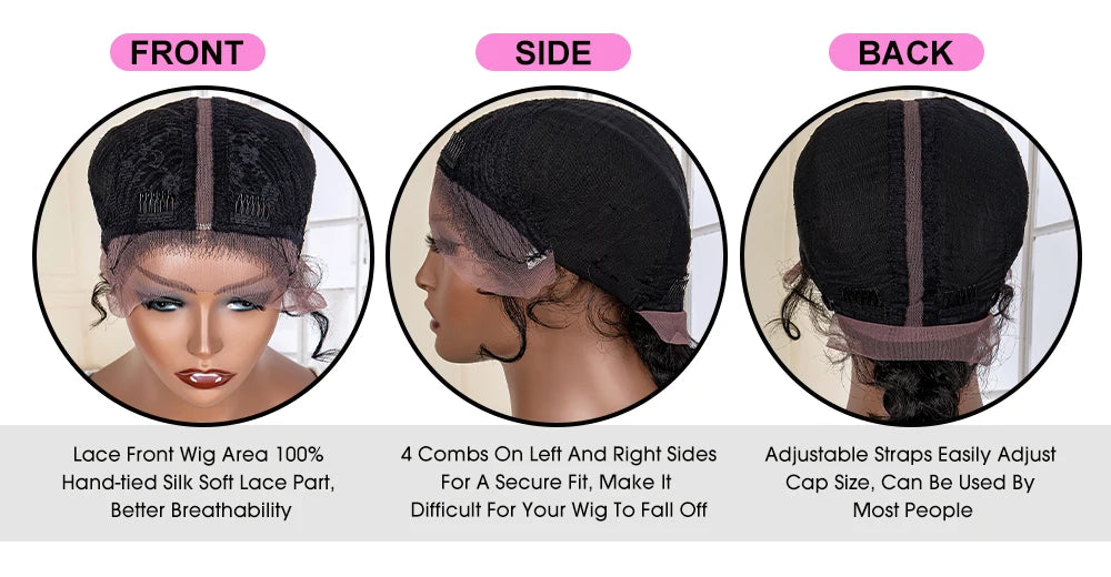 36 Inches Cornrow Braided Wigs Synthetic Lace Front Braids Wigs for Black Women Long Lace Wigs Double Braid Knotless