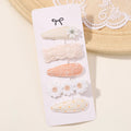 5Pcs/Set Mini Baby Girl Hair Clip Cute Floral Bow Bunny Princess Hairpin for Toddler Girl Lovely Bang Side Clip Hair Accessories