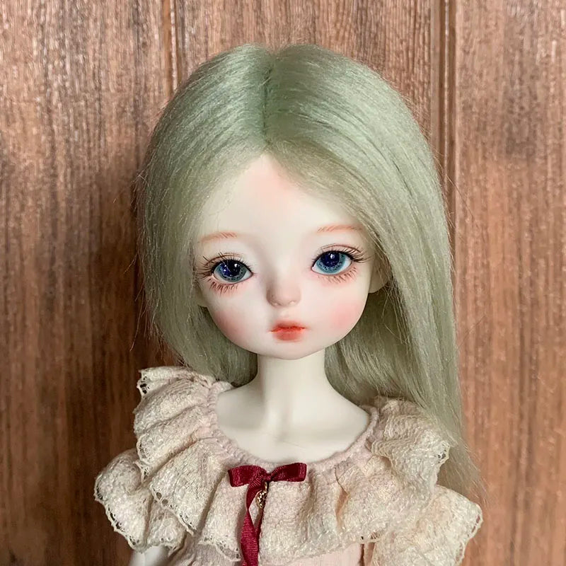 Bjd Doll's Wig Simulated Wool Hair Fit To 1/8 1/12,1/6 Bjd Doll Ob11 Doll Change Makeup Accessories Diy Dress Up Accessories