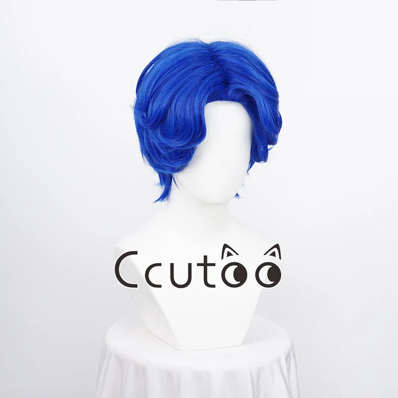 Men Boy Short Fashion Synthetic Cosplay Wigs Parting Styled Shaggy Layered Halloween Party Role 13 Colors Choice