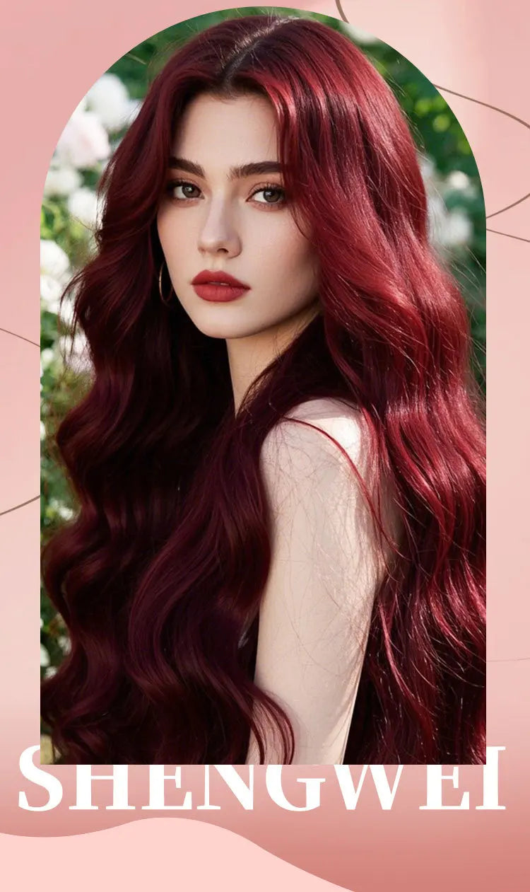 Clip In Hair Extensions 7 PCS Full Head 22 Inch Long Curly Wavy  For Women Girls Hair Synthetic Wig Hairpieces