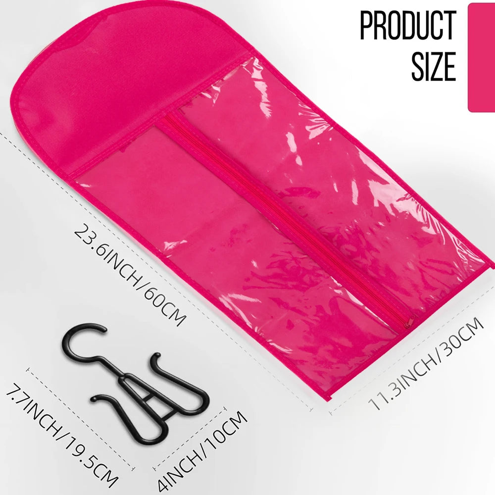 Wig storage Bags Hair Extensions Storage Bag With Hanger For lace Wigs Hair Extension Holder wig hanger With bag wig accessories
