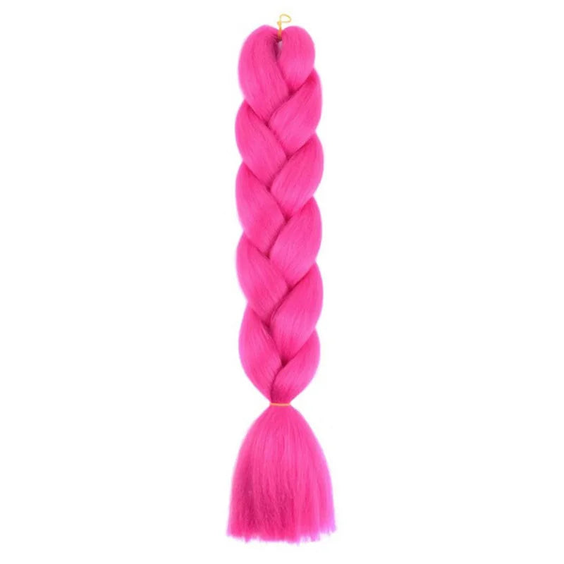 24Inch Synthetic Long Box Jumbo Braiding Hair Extensions Yaki Straight Texture for Women  Dreadlocks