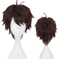 Volleyball boy and Kawabata cosplay wig with short hair curled up Synthetic fiber wig