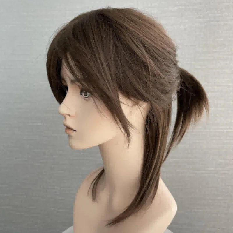 Pink Short Wig for Boy Men Cool Cosplay Blonde Black Wigs Synthetic Wig Heat Resistant Fiber Peruca Cacheada Sintetica