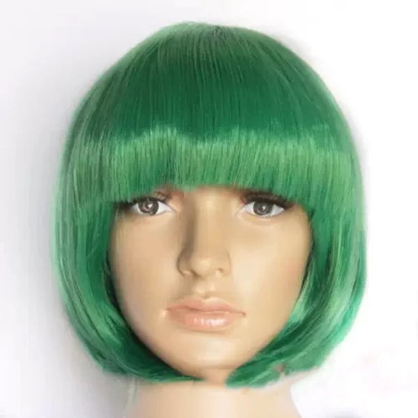 Bob Wig Pretty Women Short Bob Wigs Natural Fashion Halloween Cosplay Anime Wigs Cute Colored Synthetic Daily Party Xmas Wig