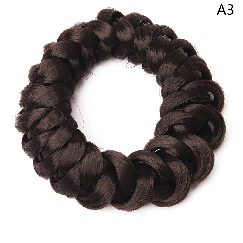 Wig Ponytail Headband Elastic Weaving Braid Hair Loops Rubber Band Hairstyling Fixator Styling Tools Hair Accessories