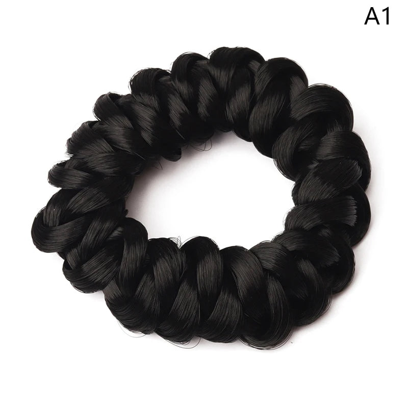 Wig Ponytail Headband Elastic Weaving Braid Hair Loops Rubber Band Hairstyling Fixator Styling Tools Hair Accessories