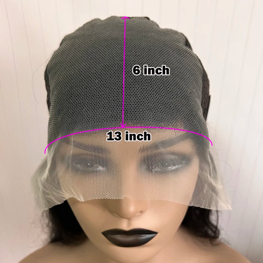 Real Human Hair Wig Short Human Hair Wigs for Black Women 200% Density Lace Front Wig 5x5 Closure Wigs Highlight Wig Human Hair
