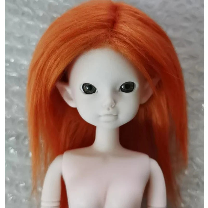 Bjd Doll's Wig Simulated Wool Hair Fit To 1/8 1/12,1/6 Bjd Doll Ob11 Doll Change Makeup Accessories Diy Dress Up Accessories