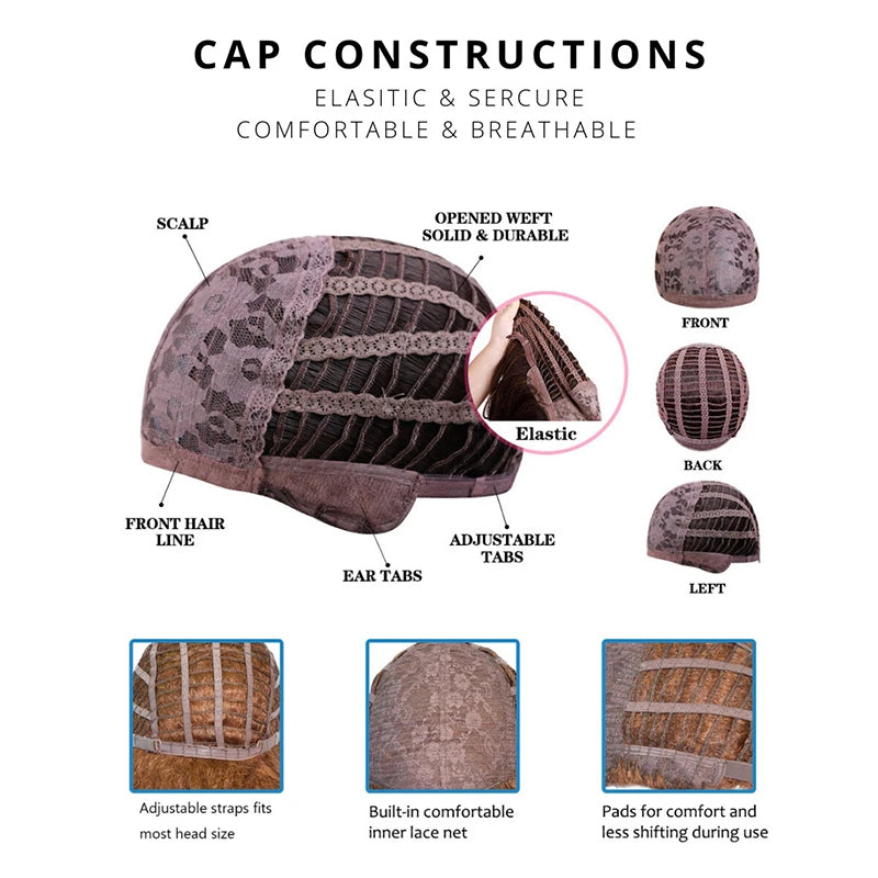 Girls Purple Long Braided Wig Girl Long Straight Braids Wigs for Costume Cosplay Party