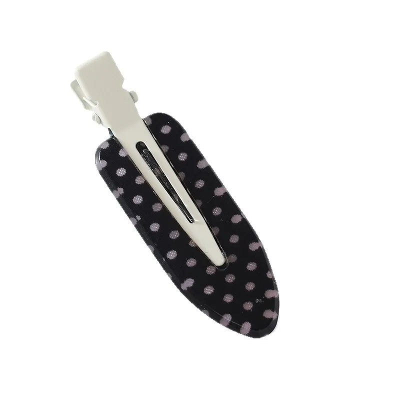Black White Polka Dot Acrylic Hair Clips Minimalist Secure Hold Suitable for Daily Wear Party Outfits Hairpin Accessories