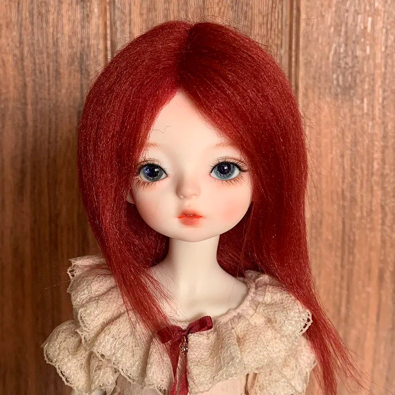 Bjd Doll's Wig Simulated Wool Hair Fit To 1/8 1/12,1/6 Bjd Doll Ob11 Doll Change Makeup Accessories Diy Dress Up Accessories