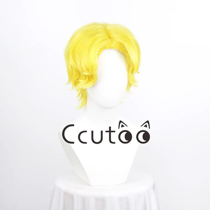 Men Boy Short Fashion Synthetic Cosplay Wigs Parting Styled Shaggy Layered Halloween Party Role 13 Colors Choice
