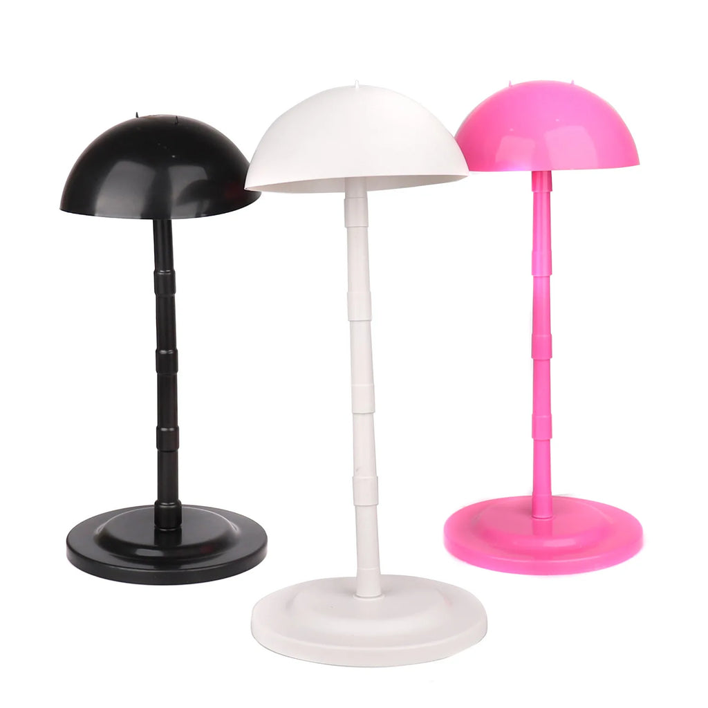 Wig Stand, Portable Wig Holder Wig Head Stand for All Wigs Travel Wig Hair Stylist Gifts for Women