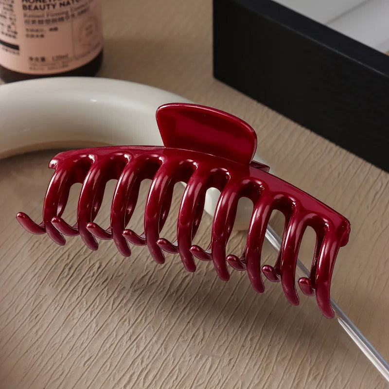 2/4Pcs Women Hair Claw Clip Cross Matte Hairpin Fashion Hairgrips Large Hair Claw Crab Clips Girls Korean Hair Accessories