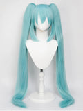 110cm Cosplay Wig, Double Ponytail Synthetic Fiber Wig, Halloween, Christmas For women