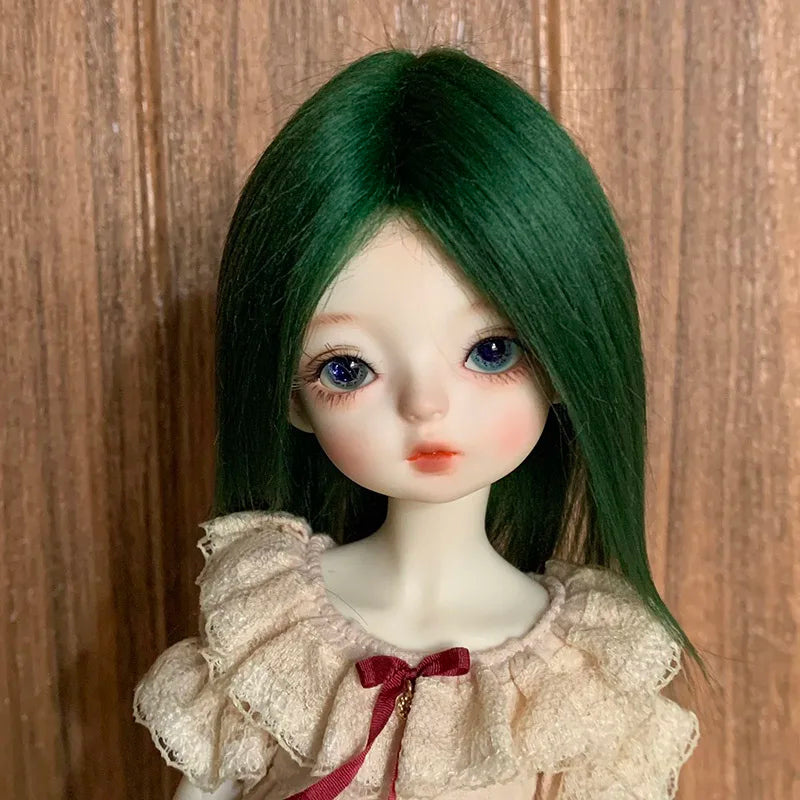 Bjd Doll's Wig Simulated Wool Hair Fit To 1/8 1/12,1/6 Bjd Doll Ob11 Doll Change Makeup Accessories Diy Dress Up Accessories