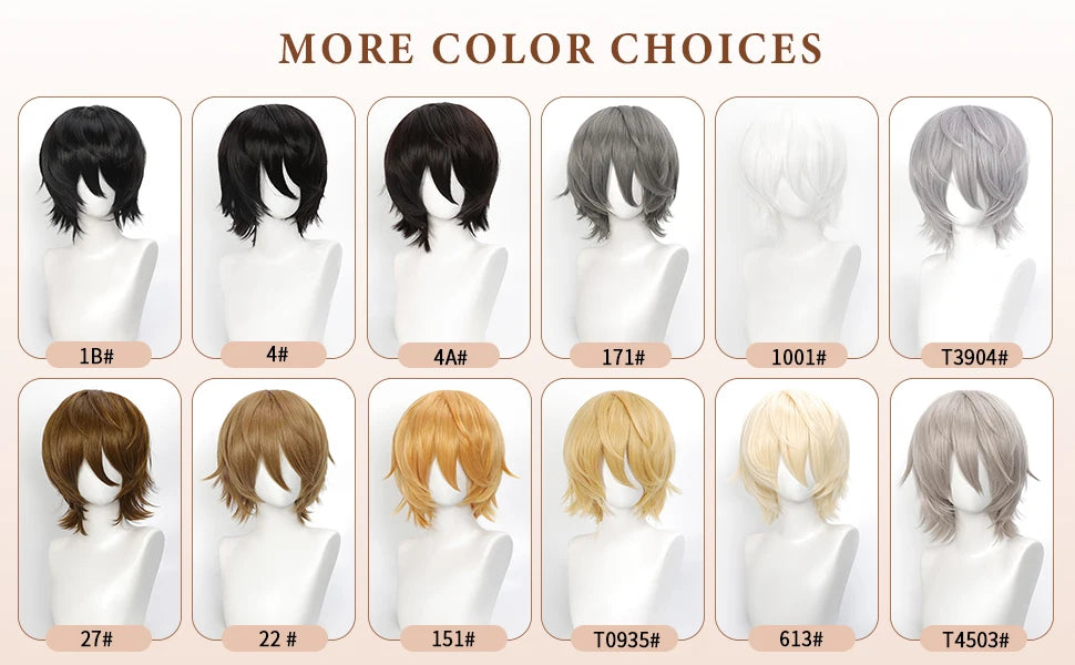 Short Wavy Bob Synthetic Wig with Air Bangs Heat Resistance Shoulder Length Curled 14inch Wigs for Daily Use Cosplay for Women
