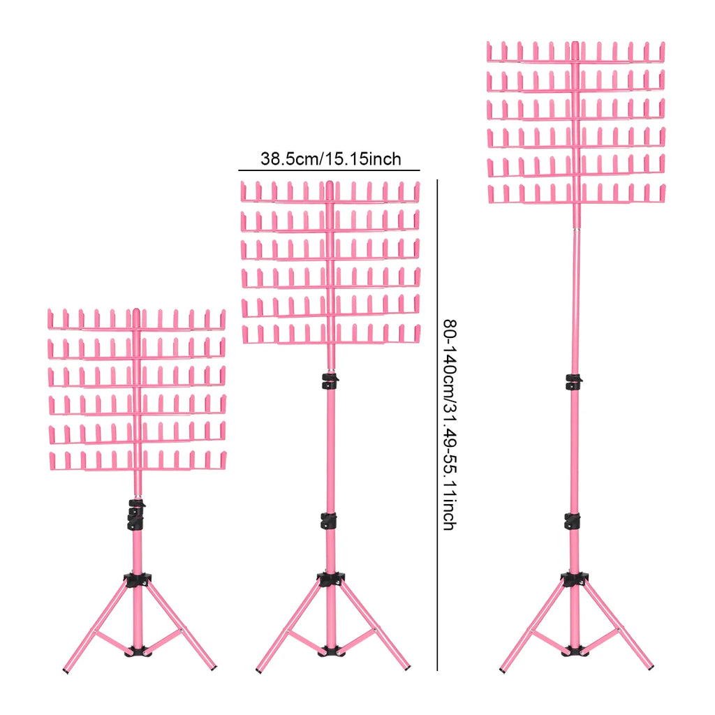 Wig Weaving Rack Set  Adjustable Tripod Base Salon Station Tool for Braiding, Dreadlocks & Hair Extensions Styling Rack