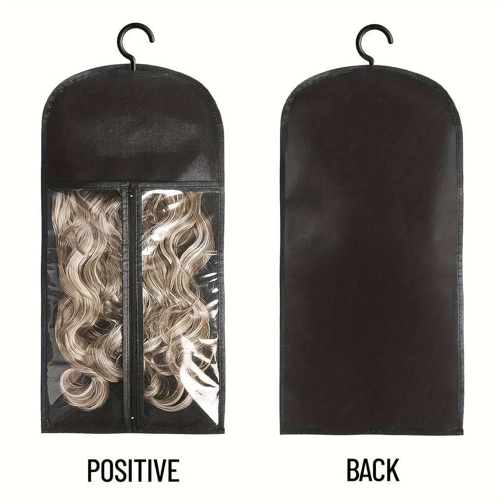 Wig storage Bags Hair Extensions Storage Bag With Hanger For lace Wigs Hair Extension Holder wig hanger With bag wig accessories