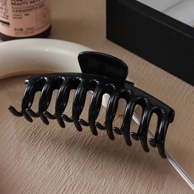 2/4Pcs Women Hair Claw Clip Cross Matte Hairpin Fashion Hairgrips Large Hair Claw Crab Clips Girls Korean Hair Accessories