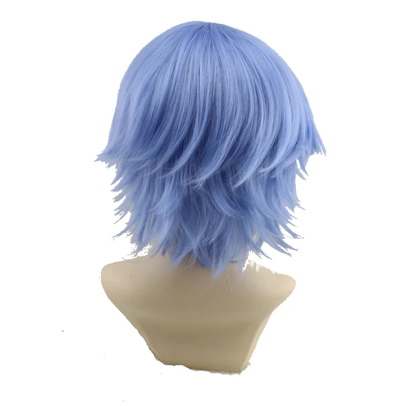 Male Wigs Synthetic Hair Wigs For Men Wig Green Short Wig Cosplay Red Pink Black White Orange Light Purple Blue Brown Straight