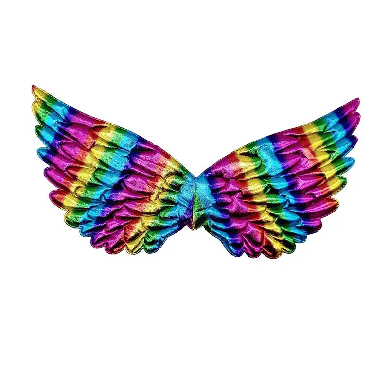Girls Unicorn Cosplay Hairband Kids Dress UP Wigs Princess Fancy Outfits Accessories Baby Girl Rainbow Braid Synthetic Hair