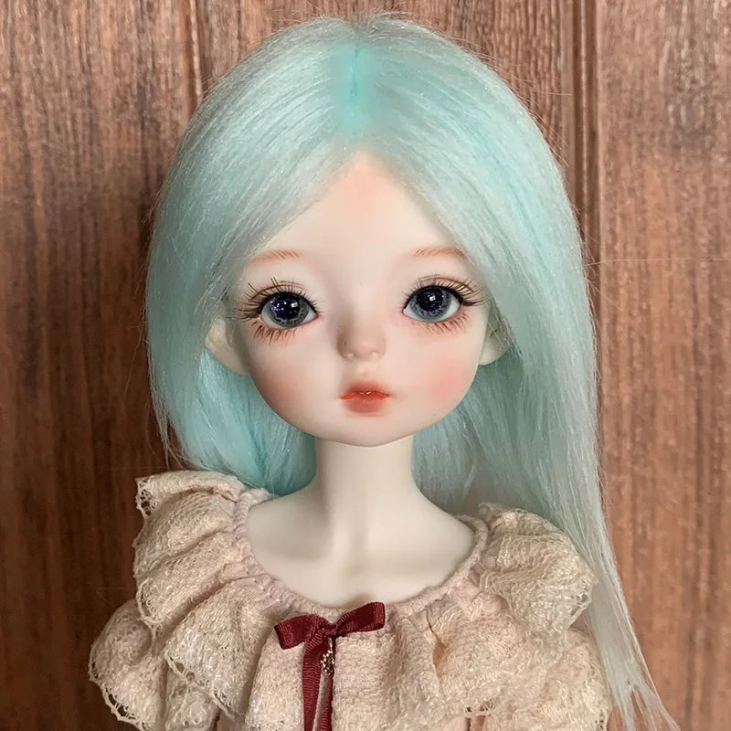 Bjd Doll's Wig Simulated Wool Hair Fit To 1/8 1/12,1/6 Bjd Doll Ob11 Doll Change Makeup Accessories Diy Dress Up Accessories