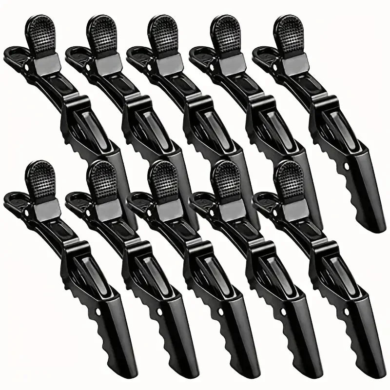 12Pcs Hair Clips for Styling Sectioning,Wide Teeth Design Professional Salon Alligator Hair Clips for positioning, perming